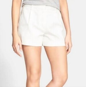 Rag & Bone New York Shorts White Textured Women's 00 Mini Shorts